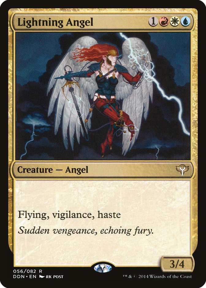 Lightning Angel [Duel Decks: Speed vs. Cunning] | Chromatic Games