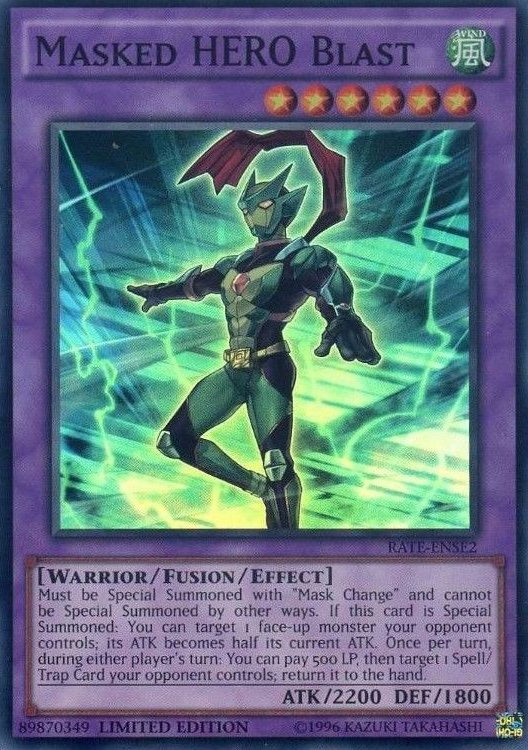 Masked HERO Blast [RATE-ENSE2] Super Rare | Chromatic Games