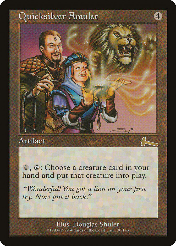 Quicksilver Amulet [Urza's Legacy] | Chromatic Games