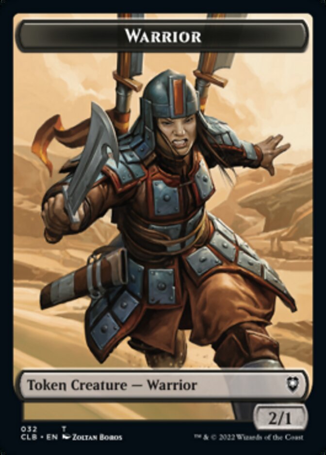 Warrior // Inkling Double-Sided Token [Commander Legends: Battle for Baldur's Gate Tokens] | Chromatic Games