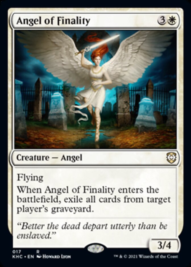 Angel of Finality [Kaldheim Commander] | Chromatic Games