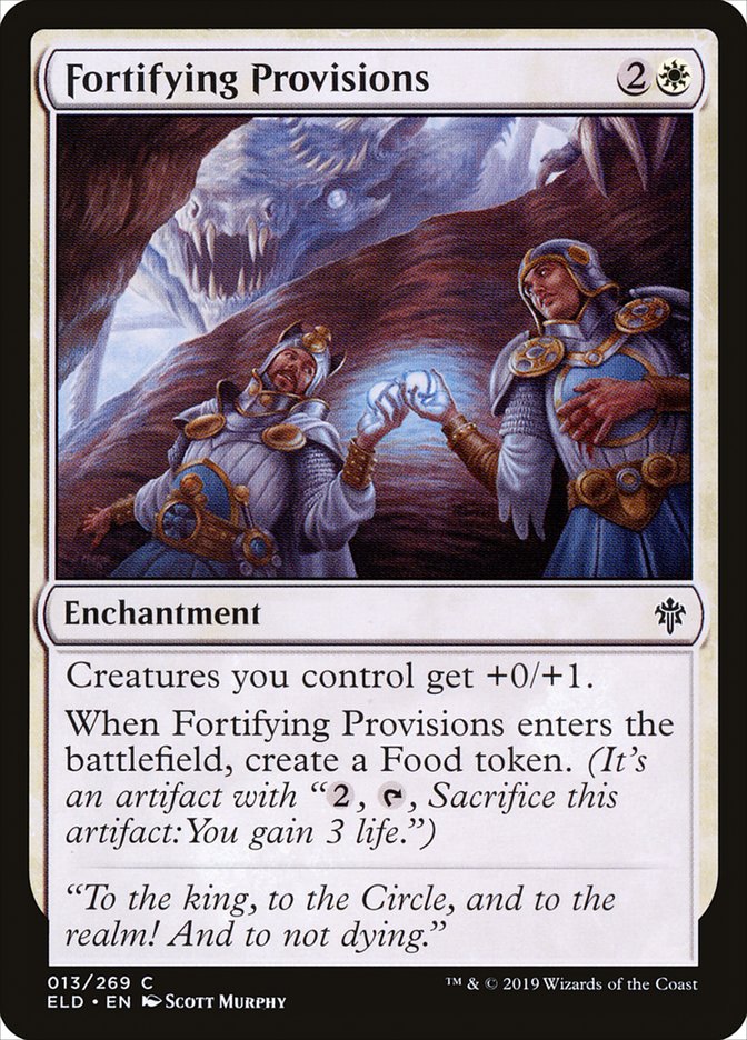 Fortifying Provisions [Throne of Eldraine] | Chromatic Games