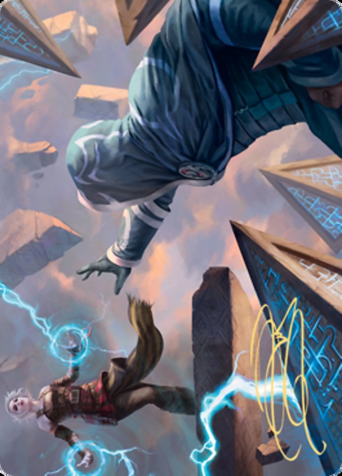 Nahiri's Binding // Nahiri's Binding Art Card [Zendikar Rising Art Series] | Chromatic Games