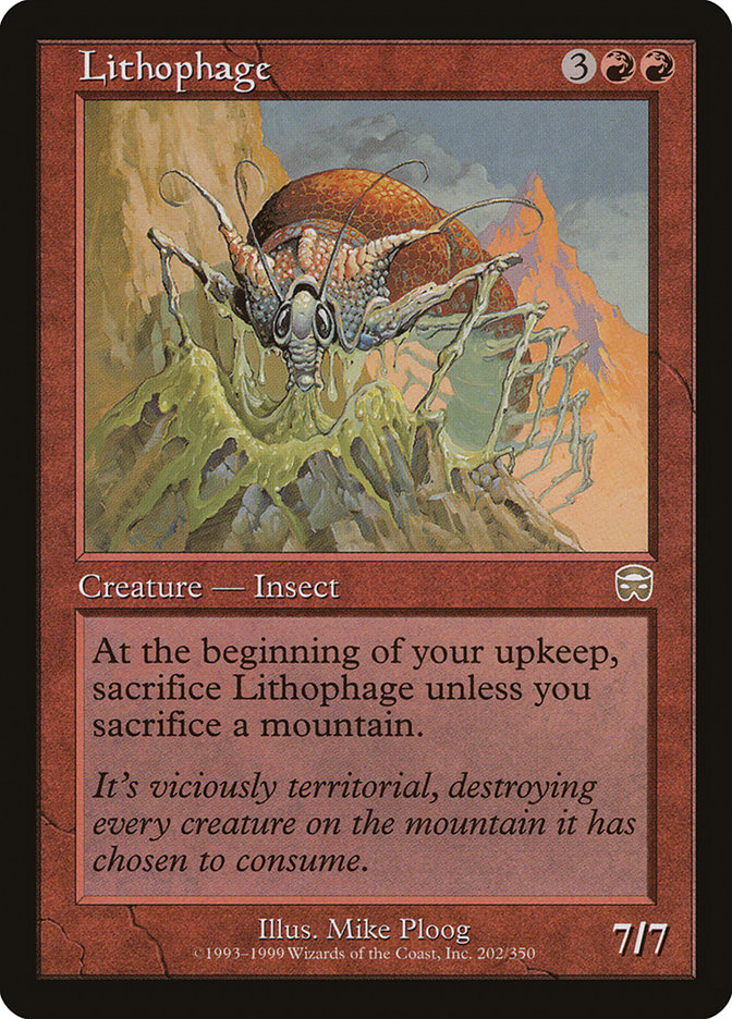 Lithophage [Mercadian Masques] | Chromatic Games