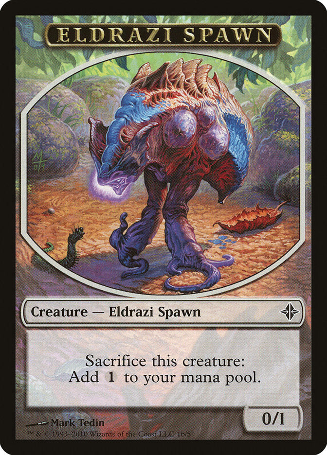 Eldrazi Spawn Token (1b/5) [Rise of the Eldrazi Tokens] | Chromatic Games