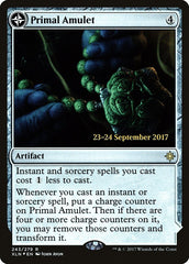Primal Amulet // Primal Wellspring [Ixalan Prerelease Promos] | Chromatic Games