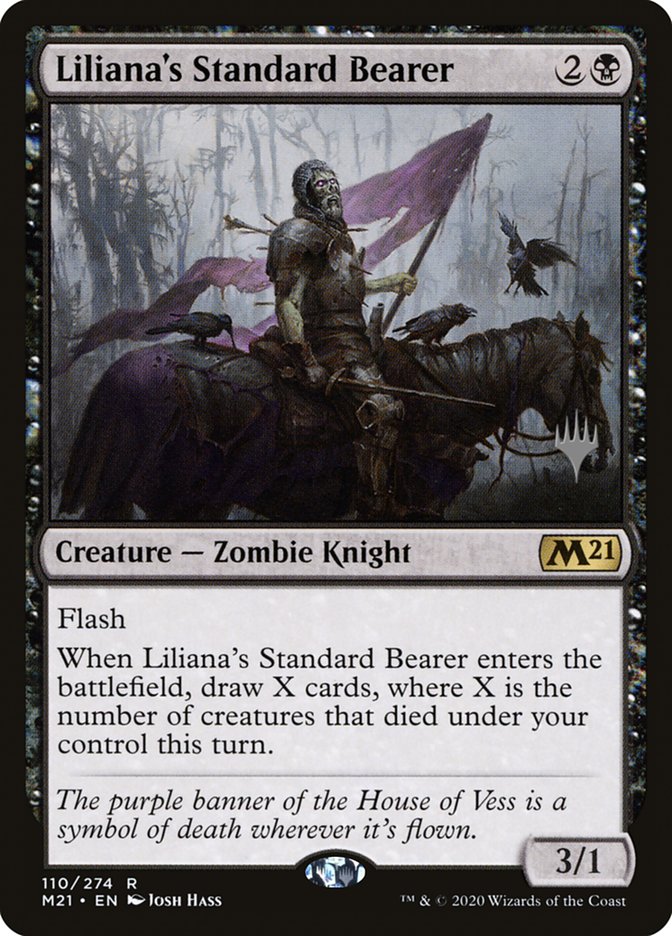 Liliana's Standard Bearer (Promo Pack) [Core Set 2021 Promos] | Chromatic Games