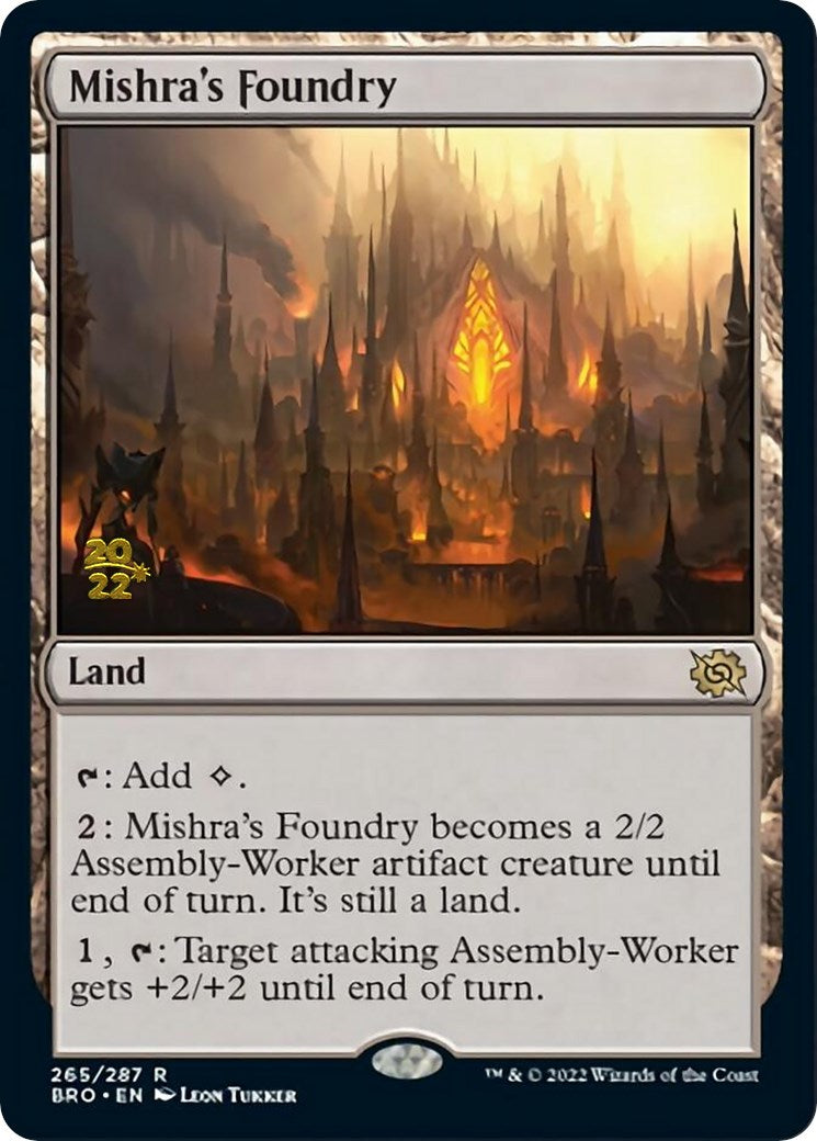 Mishra's Foundry [The Brothers' War Prerelease Promos] | Chromatic Games