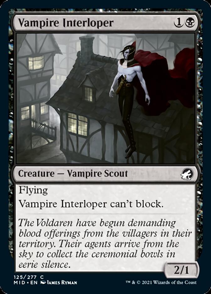 Vampire Interloper [Innistrad: Midnight Hunt] | Chromatic Games