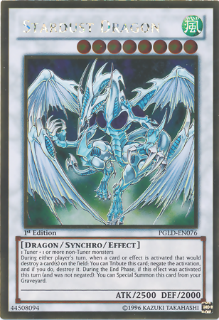 Stardust Dragon [PGLD-EN076] Gold Rare | Chromatic Games