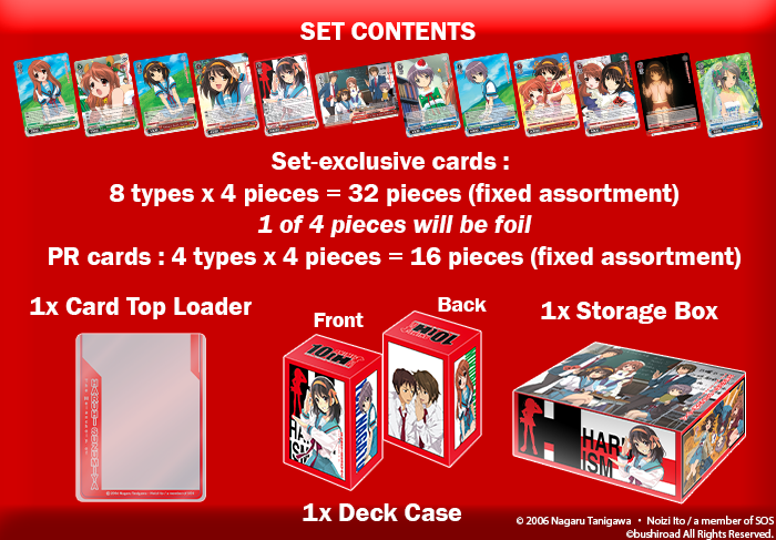 The Melancholy of Haruhi Suzumiya- Power Up Set | Chromatic Games