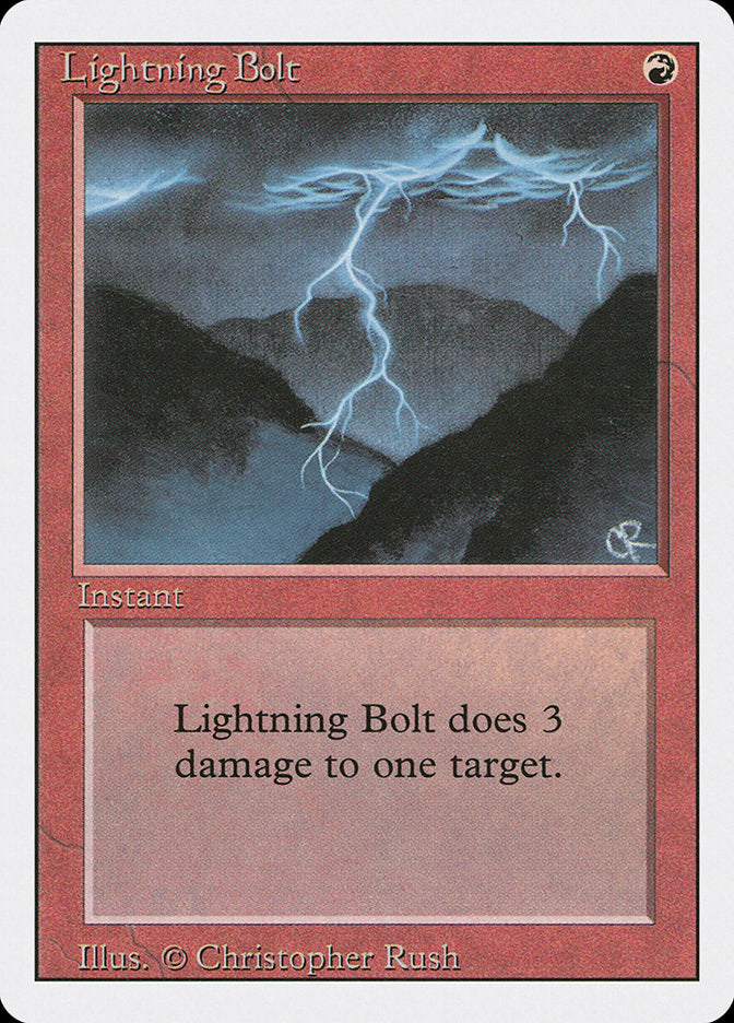 Lightning Bolt [Revised Edition] | Chromatic Games