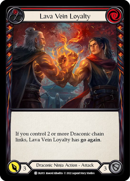 Lava Vein Loyalty (Red) [FAI015] (Uprising Fai Blitz Deck) | Chromatic Games