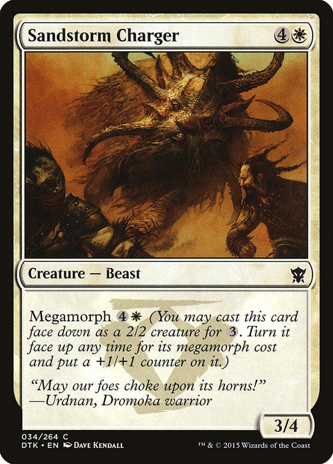 Sandstorm Charger [Dragons of Tarkir] | Chromatic Games