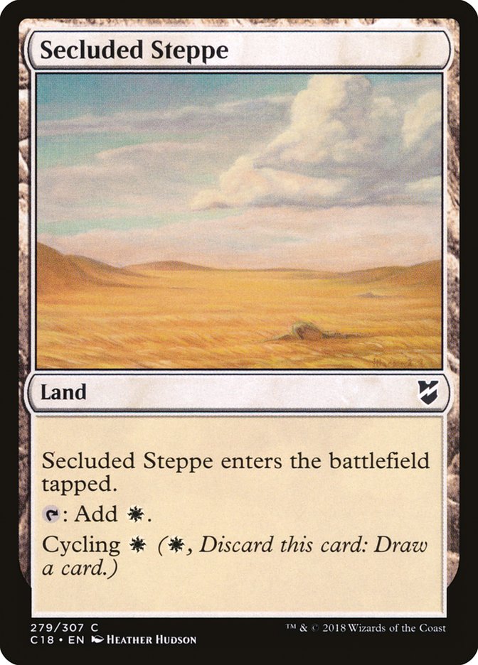 Secluded Steppe [Commander 2018] | Chromatic Games
