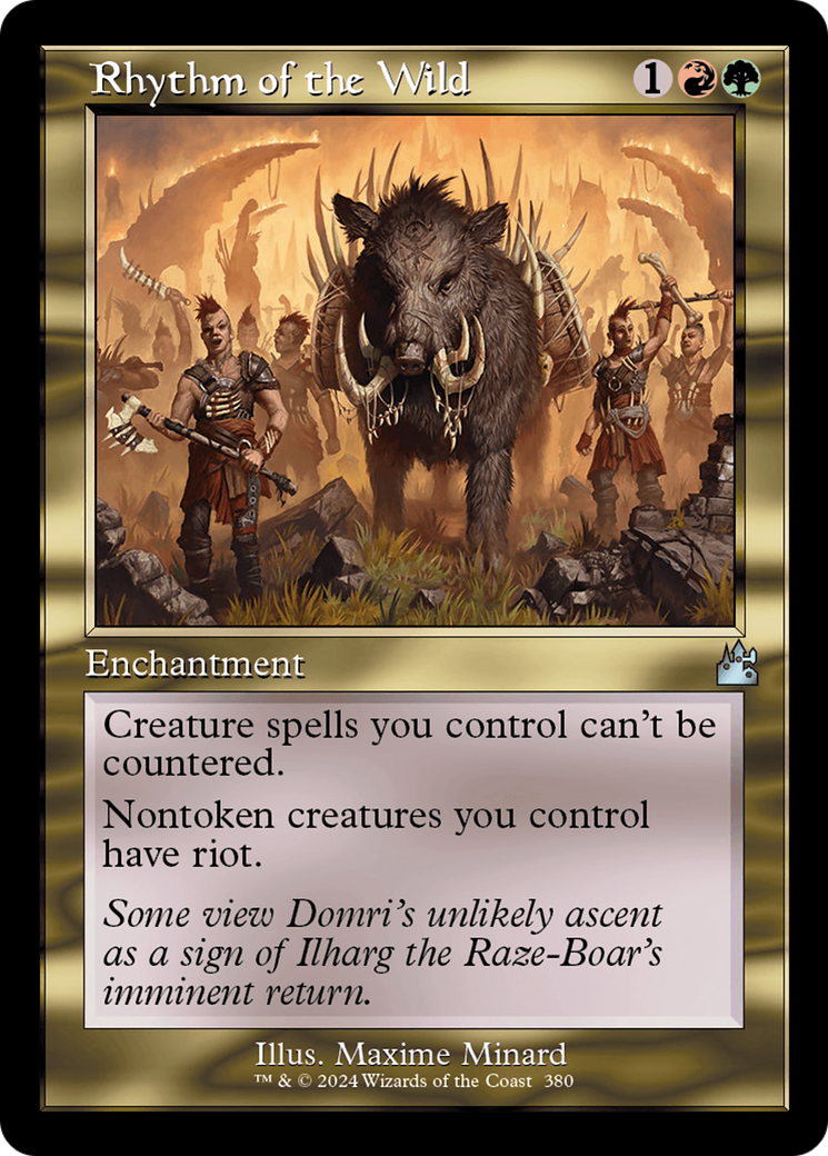 Rhythm of the Wild (Retro Frame) [Ravnica Remastered] | Chromatic Games