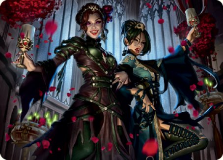 Falkenrath Celebrants 2 Art Card [Innistrad: Crimson Vow Art Series] | Chromatic Games