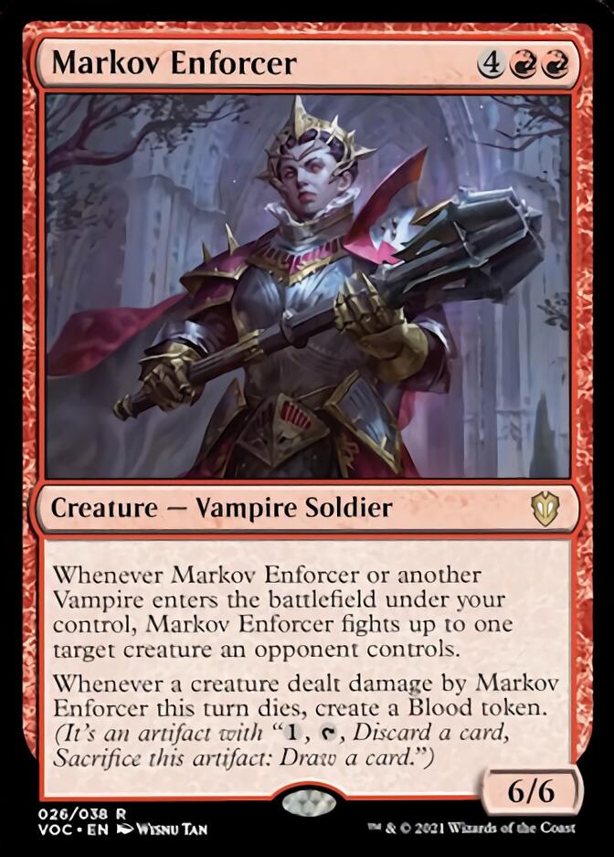 Markov Enforcer [Innistrad: Crimson Vow Commander] | Chromatic Games