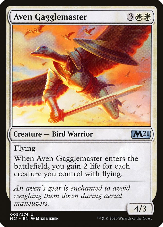 Aven Gagglemaster [Core Set 2021] | Chromatic Games