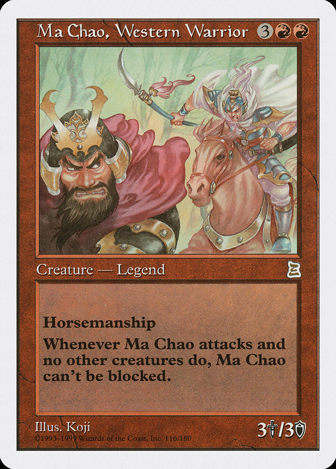 Ma Chao, Western Warrior [Portal Three Kingdoms] | Chromatic Games