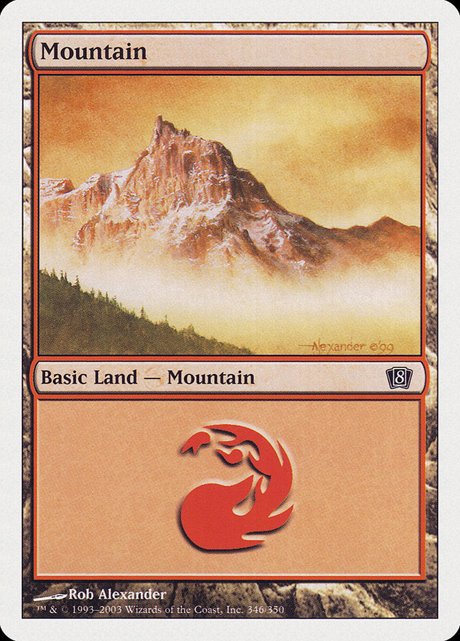 Mountain (346) [Eighth Edition] | Chromatic Games