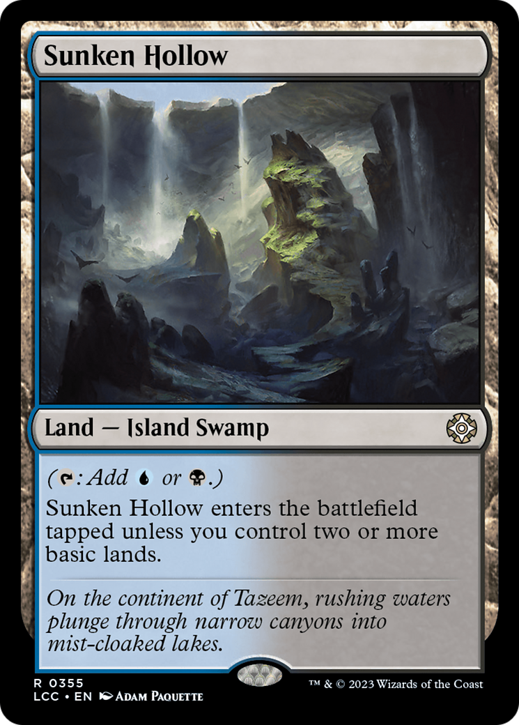 Sunken Hollow [The Lost Caverns of Ixalan Commander] | Chromatic Games