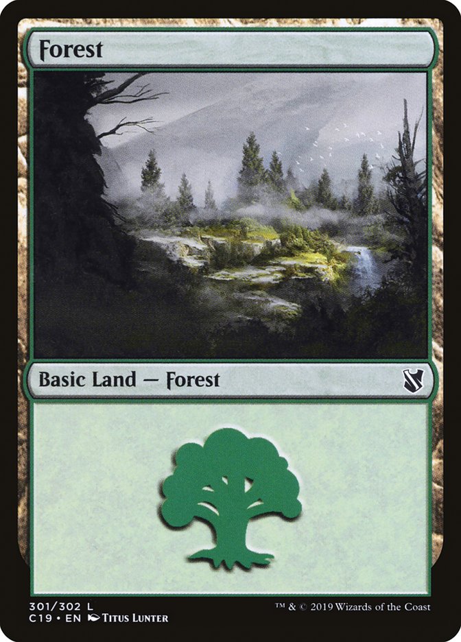 Forest (301) [Commander 2019] | Chromatic Games