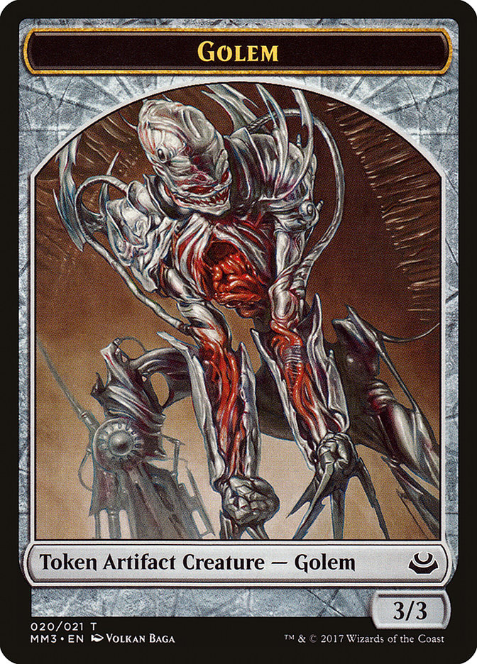 Golem Token [Modern Masters 2017 Tokens] | Chromatic Games