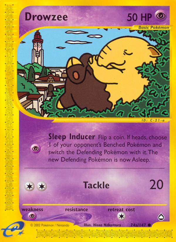 Drowzee [Aquapolis] | Chromatic Games