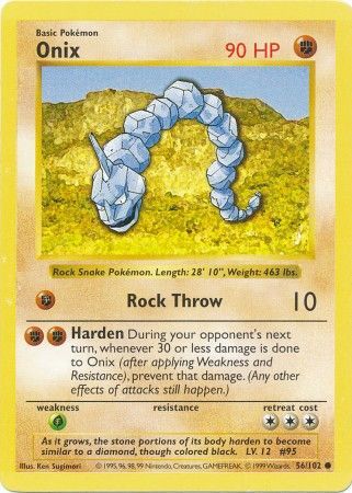 Onix [Base Set (Shadowless)] | Chromatic Games