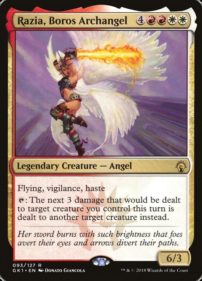 Razia, Boros Archangel [Guilds of Ravnica Guild Kit] | Chromatic Games