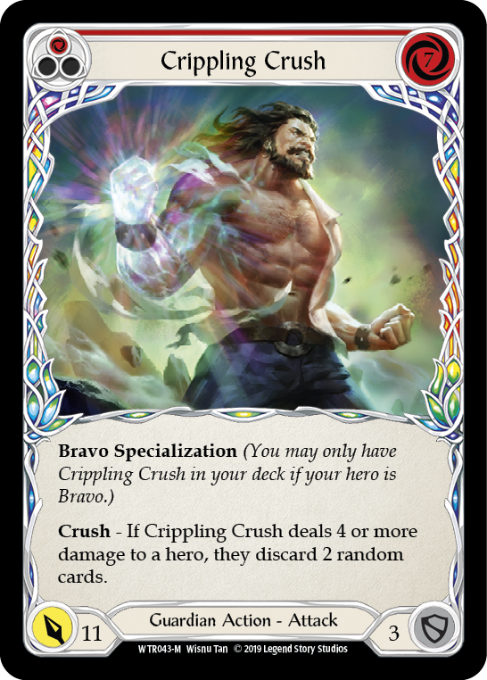 Crippling Crush [WTR043-M] (Welcome to Rathe)  Alpha Print Rainbow Foil | Chromatic Games