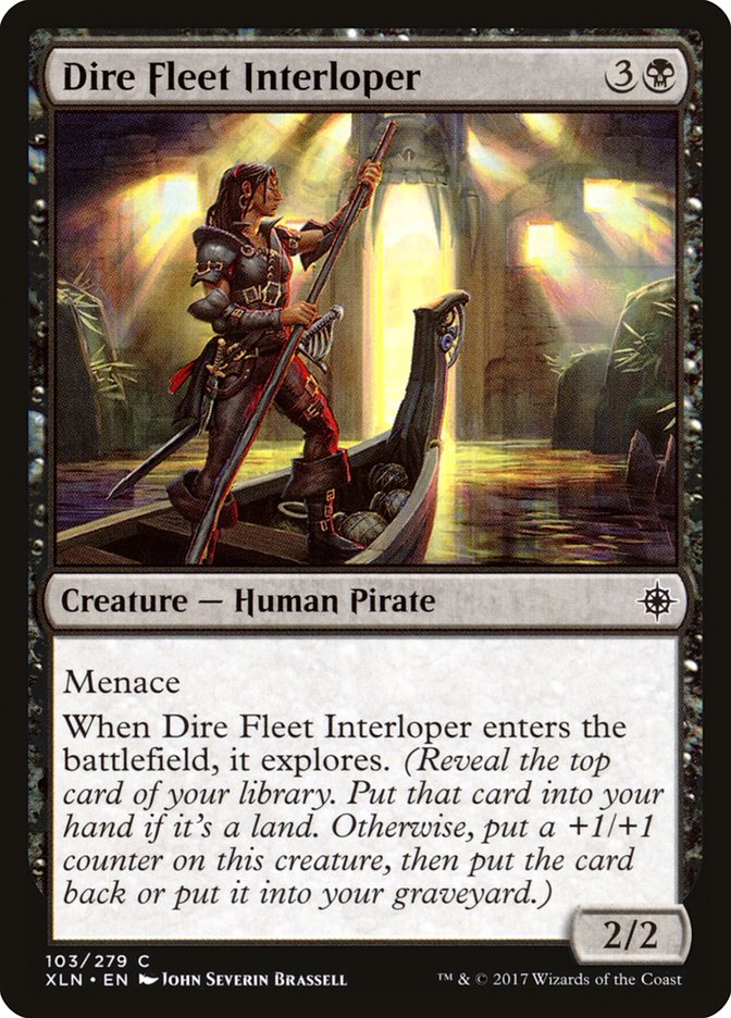 Dire Fleet Interloper [Ixalan] | Chromatic Games