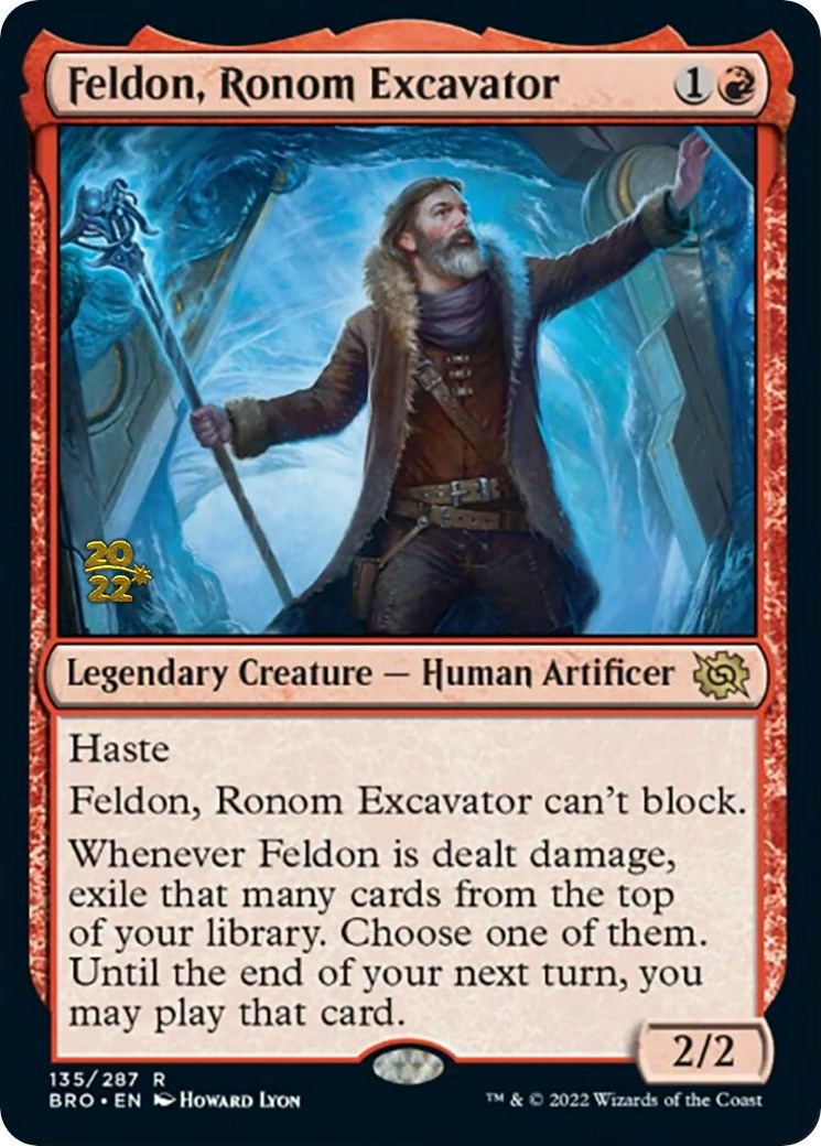 Feldon, Ronom Excavator [The Brothers' War Prerelease Promos] | Chromatic Games