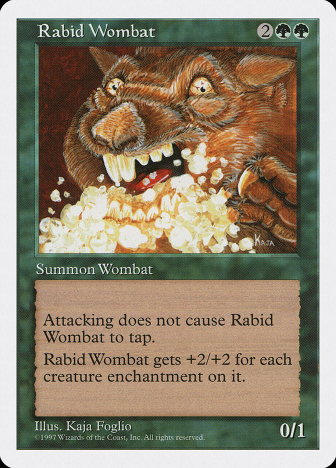 Rabid Wombat [Fifth Edition] | Chromatic Games