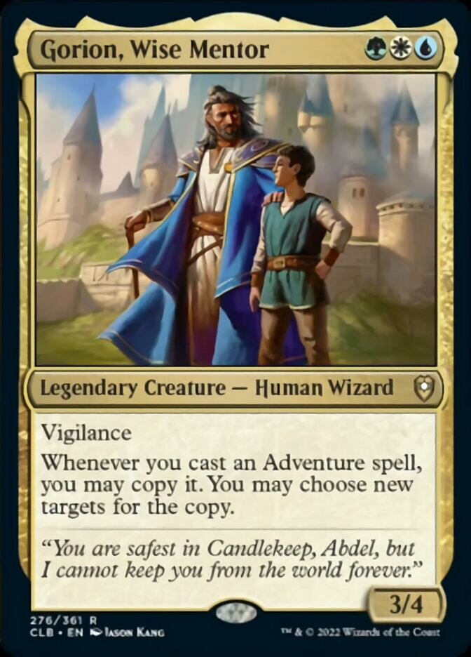 Gorion, Wise Mentor [Commander Legends: Battle for Baldur's Gate] | Chromatic Games