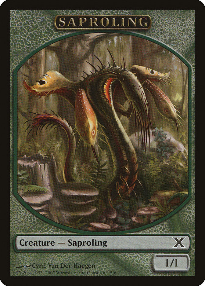 Saproling Token [Tenth Edition Tokens] | Chromatic Games