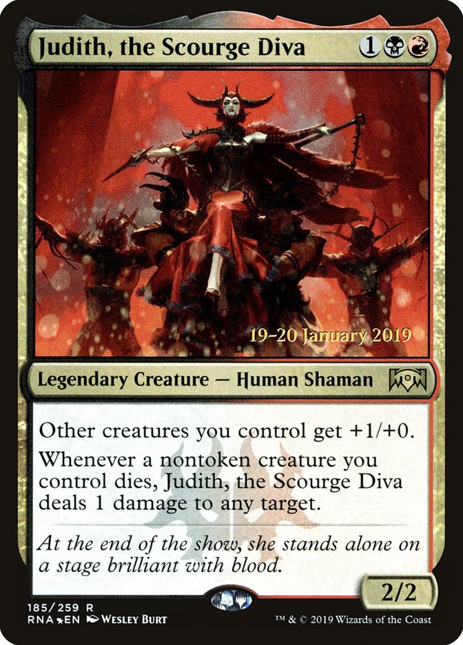 Judith, the Scourge Diva [Ravnica Allegiance Prerelease Promos] | Chromatic Games