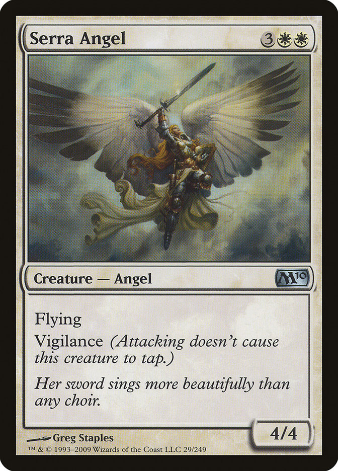 Serra Angel [Magic 2010] | Chromatic Games