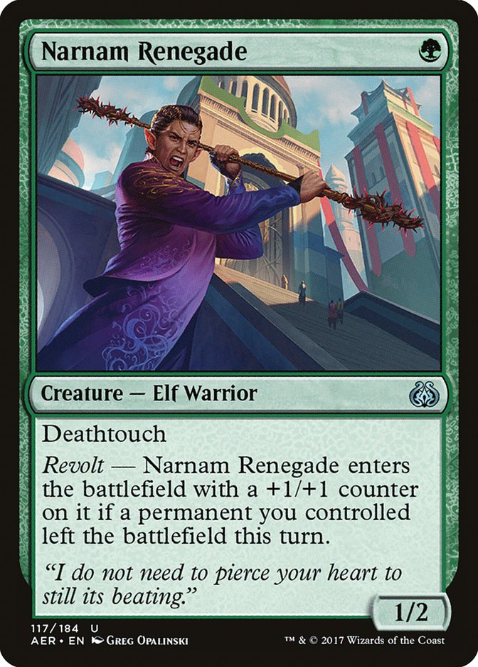 Narnam Renegade [Aether Revolt] | Chromatic Games