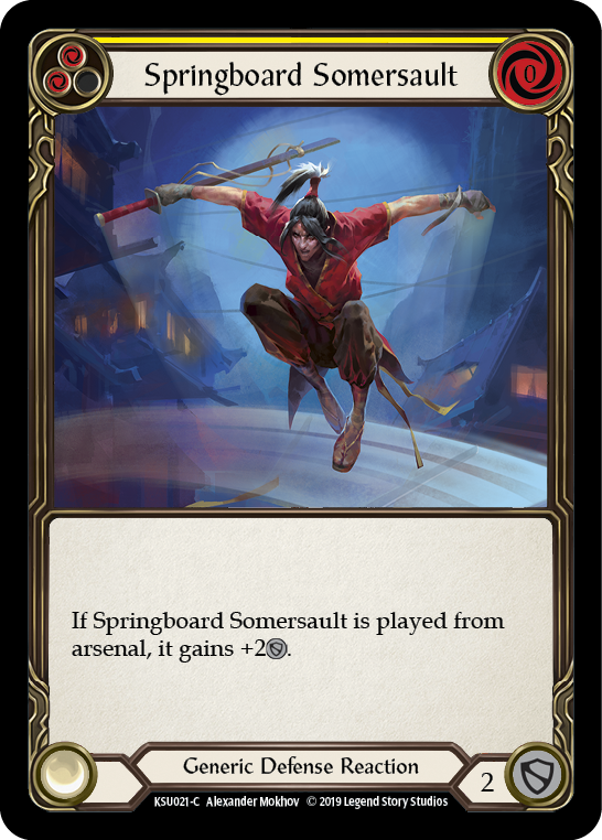 Springboard Somersault [KSU021-C] (Katsu Hero Deck)  1st Edition Normal | Chromatic Games