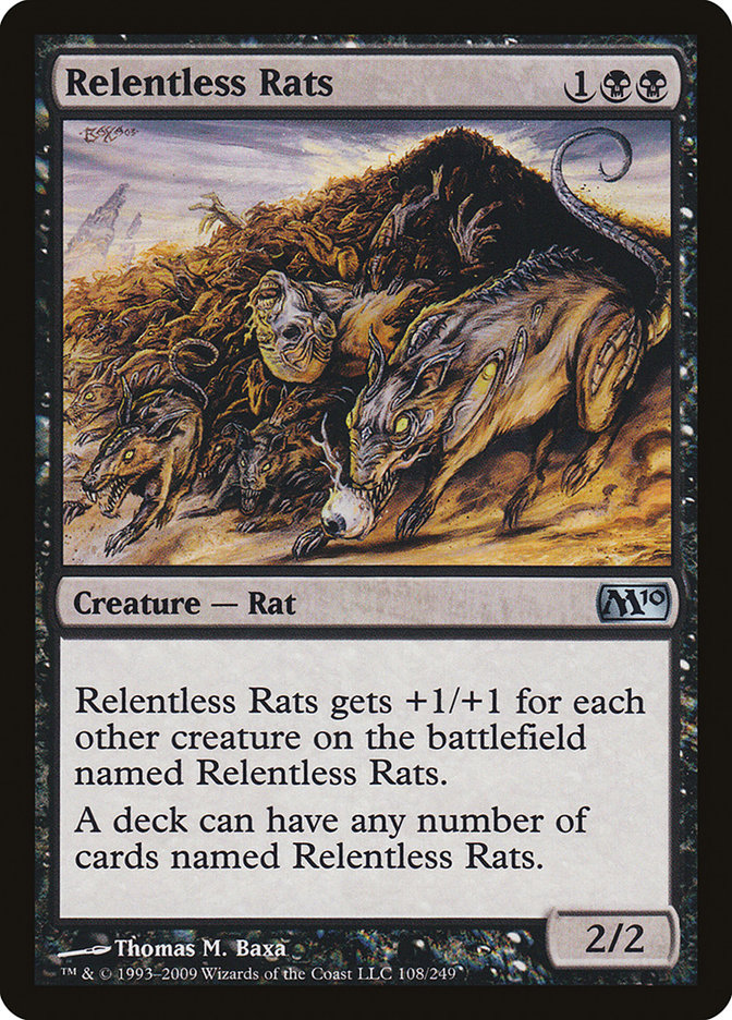 Relentless Rats [Magic 2010] | Chromatic Games