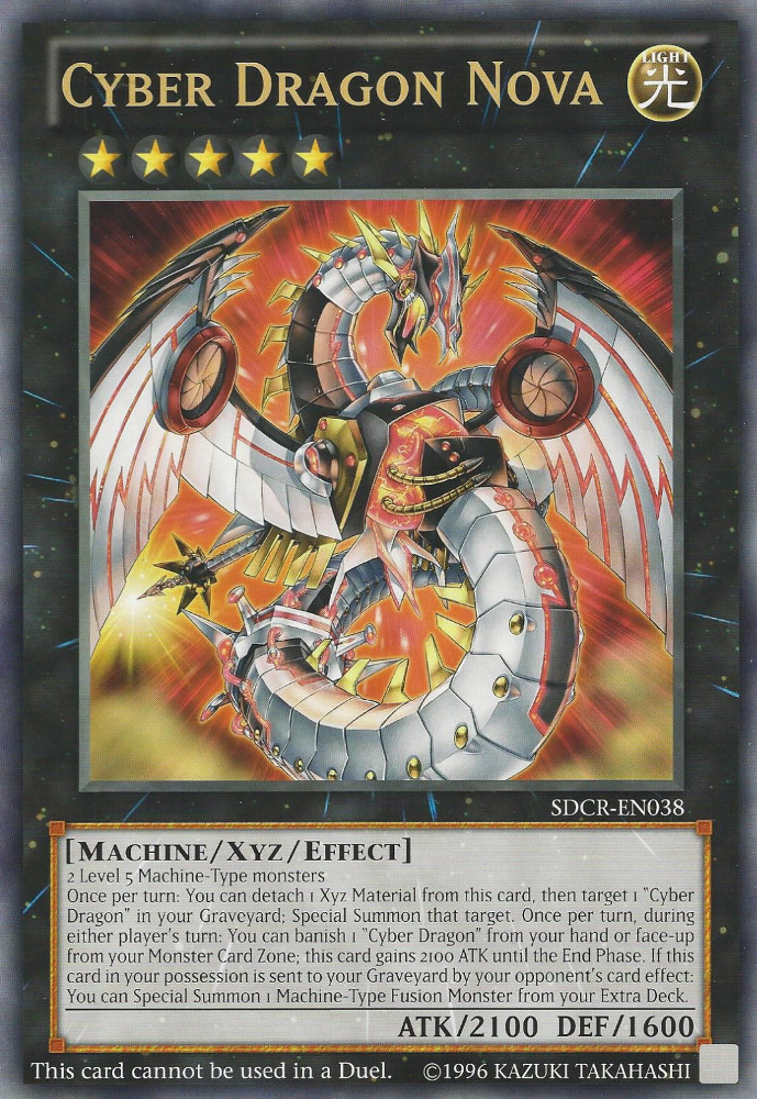 Cyber Dragon Nova (Oversized) (Machine Madness) [SDCR-EN038] Promo | Chromatic Games