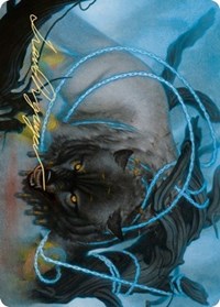 Bind the Monster Art Card (Gold-Stamped Signature) [Kaldheim Art Series] | Chromatic Games