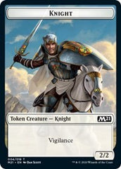 Knight // Pirate Double-Sided Token [Core Set 2021 Tokens] | Chromatic Games