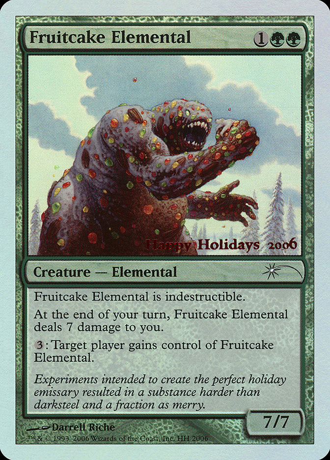 Fruitcake Elemental [Happy Holidays] | Chromatic Games