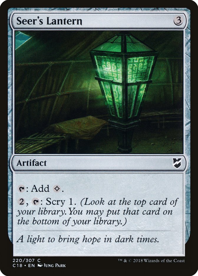Seer's Lantern [Commander 2018] | Chromatic Games