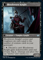 Bloodsworn Squire // Bloodsworn Knight [Innistrad: Crimson Vow] | Chromatic Games