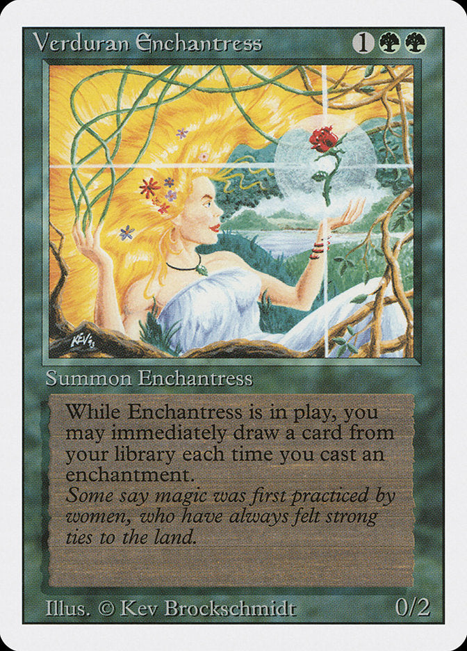 Verduran Enchantress [Revised Edition] | Chromatic Games