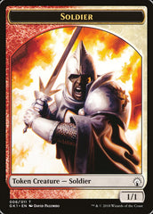 Soldier // Goblin Double-Sided Token [Guilds of Ravnica Guild Kit Tokens] | Chromatic Games